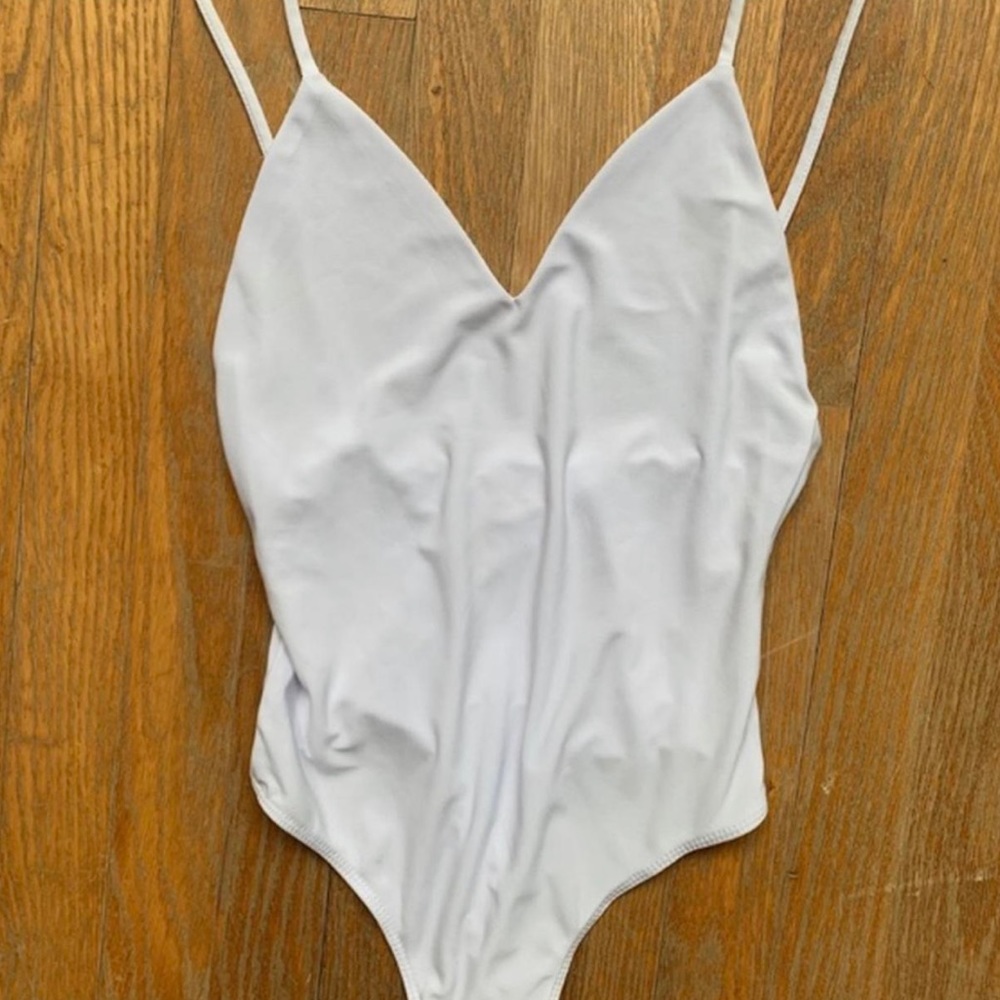 White Henry girl body suit with thing bottom!